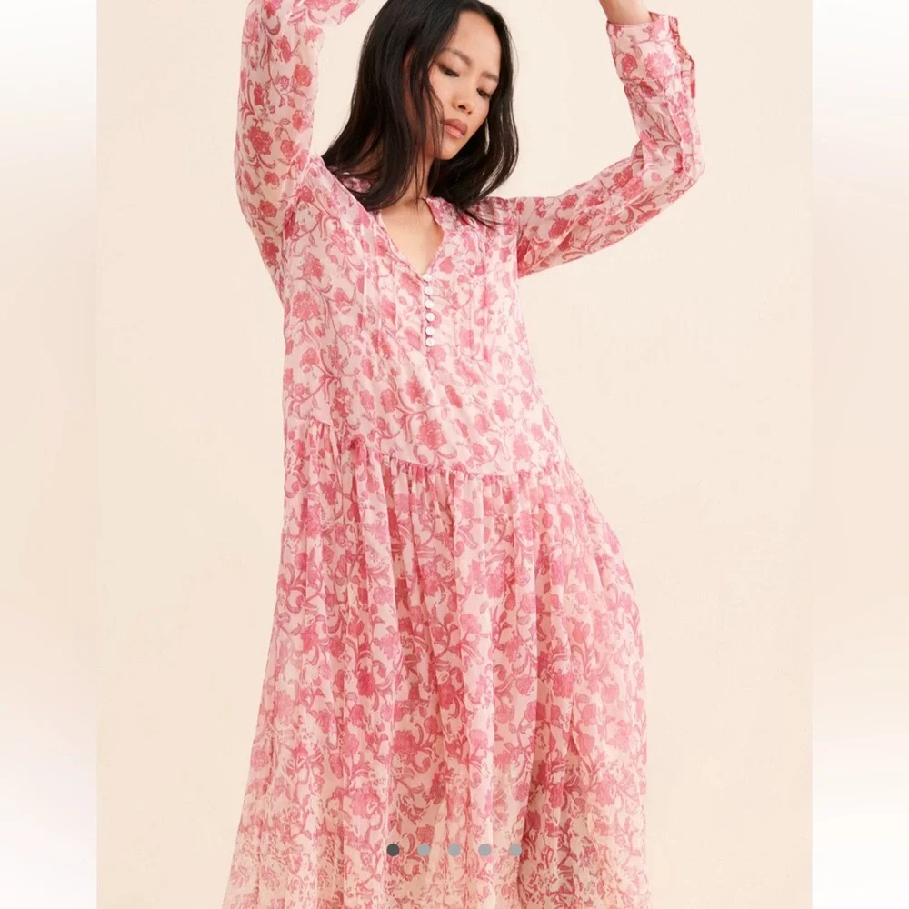 Free People See it Through Maxi Dress XS/S - Picture 1 of 8